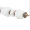 Ceramiczna designerska brązowo szara lampa wisząca CERAMIC HORIZONTAL LED 26W 11699 Nowodvorski Lighting listwa nad stół wyspę